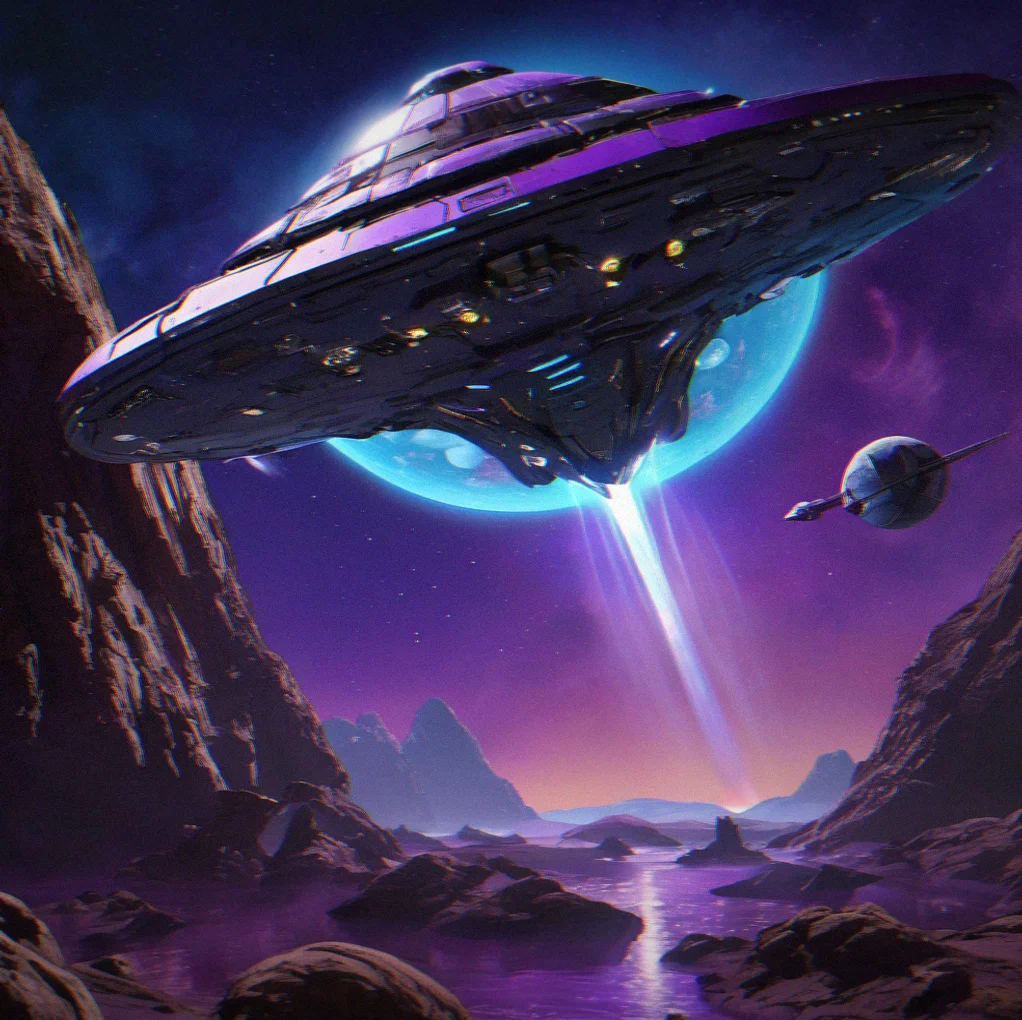 Advanced Atlantis-class spacecraft fully outfitted with endgame subsystems and rare material stockpile